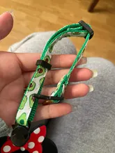 Collar de gato con cascabel para perros pequeños, Collar ajustable de seguridad con diseño de frutas, colgante de piña