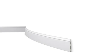 

Skirting/socket decorative flexible I use white NMC WALLSTYL®FL1 FLEX 80X13X2000mm Styrofoam water resistant 2 meters