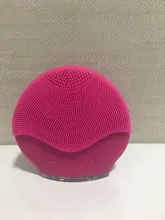Ultra sonic eléctricos de silicona cepillo de limpieza Facial Sonic cara limpiador limpiando piel Mini lavadora masajeador cepillo recargable