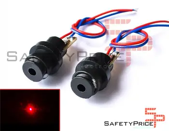 

Red point laser diodes 4,5V 650 nm less than 5 mW less than 20mA 1000h