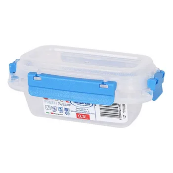 

Hermetic Lunch Box Fresh System Tontarelli 0,3 L Plastic Transparent (9,5 x 14 x 5,7 cm)
