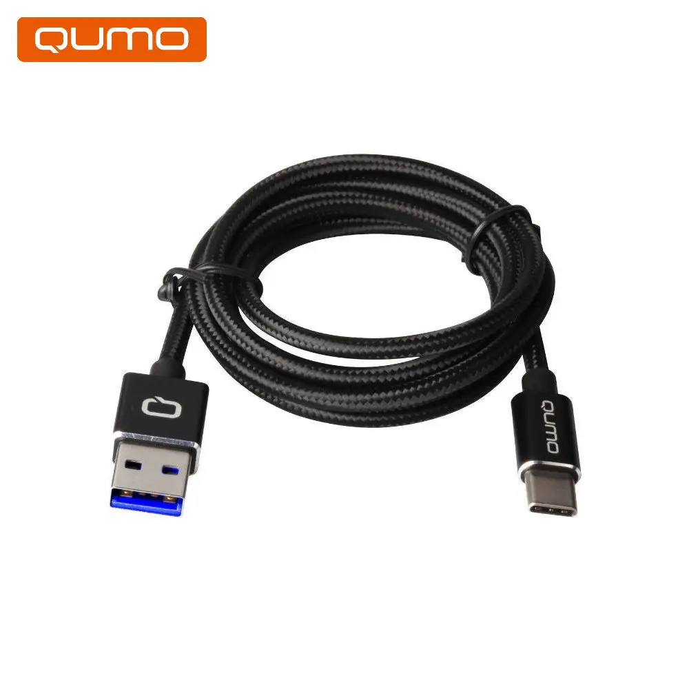 Кабель Qumo type-с 1метр blk | Мобильные телефоны и аксессуары