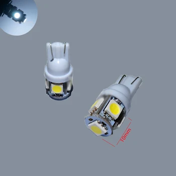 

x2 LED BOMBILLAS W5W SMD 5050 Luz lampara lamp BLANCO 6000K 6W Buld 12V DC