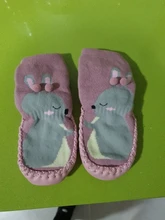 Calcetines de algodón con suela de goma para bebé recién nacido, calcetín divertido para niño pequeño, calcetín de invierno