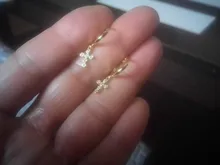 ROXI-pendientes de aro con Cruz para mujer, joyería de compromiso, plata 925, CZ, Kolczyki Damskie