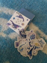 Lote de 46 unidades de pegatinas de papel para diario con bonitos animales Kawaii, pegatinas de papelería para diario Diy para Scrapbooking