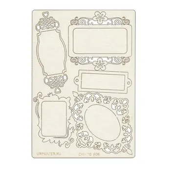 

Goods for "Mr.Painter" Chi-10 chipboard 1 pc. 11,5X16,5 cm 06 Frames