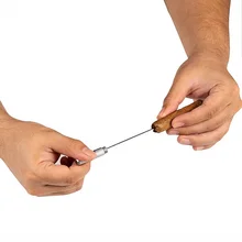 Boravis портсигар Дырокол приспособления для резки портативный карманный металлический сигары Дырокол 2 в 1 Аксессуары для сигар-инструмент для рисования отлично подходит для любителей сигар