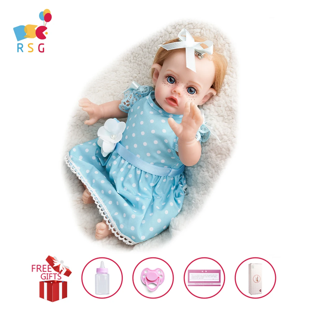 RSG Bebe Кукла Reborn 12 дюймов Реалистичная новорожденная Baby виниловая мини кукла Elf