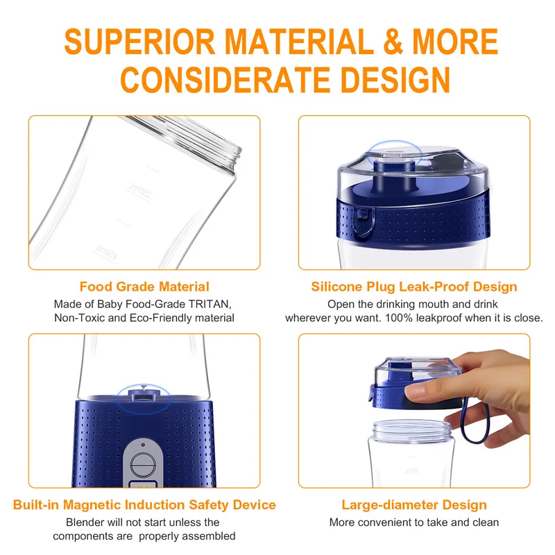 Mini Portable Blender Cup - Image 3