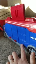 Coche de juguete de plástico de la Patrulla canina para niños, juguete de la Patrulla canina, autobús de rescate, modelo de figura de acción, regalo de cumpleaños