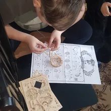 Rompecabezas de madera en 3D para niños, juegos de ensamblaje de modelos, juguetes, globo aerostático, avión y calendario perpetuo único