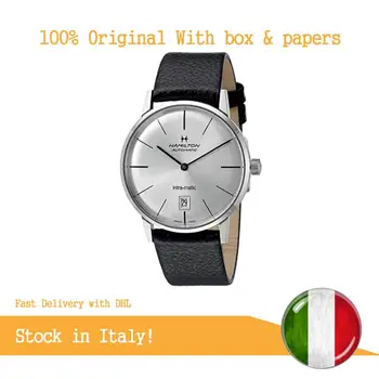 

Hamilton intra-matic argento quadrante orologio H38455751
