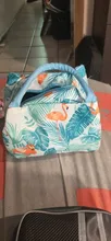 Fiambrera térmica Oxford de aislamiento fresco, bolsa de ocio, impermeable, cómoda, bonita, con flamencos, 1 unidad
