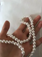 Necklace Jewelry Beaded Tassel-Chain Female Choker Bridal Wedding-Strand Baroque Pearl