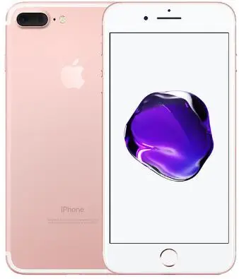 Разблокированный Apple iPhone 7 Plus 32 ГБ/128 ГБ/256 ГБ IOS 12,0 МП камера четырехъядерный отпечаток пальца 12MP 1960mA - Цвет: Розовое золото