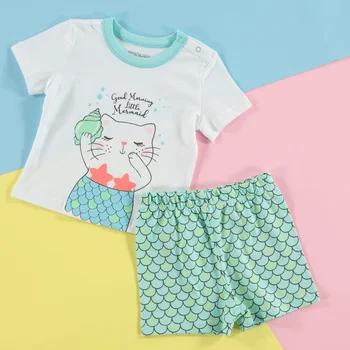 

ebebek HelloBaby Summer Baby Basic T-shirt Short 2 pcs Set