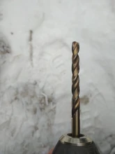 Broca giratoria de mango recto de cobalto, alta calidad, hss-co M35, Accesorios de herramientas eléctricas para perforación de Metal y acero inoxidable