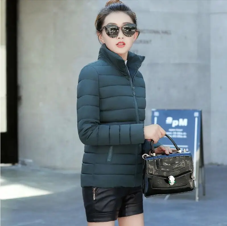 Autumn Jacket Women Winter Coats Short Parkas Spring Hooded Outerwear Casual Female Slim Tops | Женская одежда