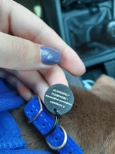 Etiquetas personalizadas de identificación antipérdida para perros, regalos para amantes de los perros, etiquetas para el cuello para mascotas, etiqueta de mascota grabada, regalos para cachorros