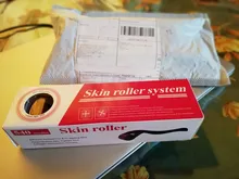 Micro aguja 540 rodillo de Micro-agujas Dermaroller de pelo de titanio crecimiento de la barba tratamiento antipérdida de cabello adelgazamiento retroceso