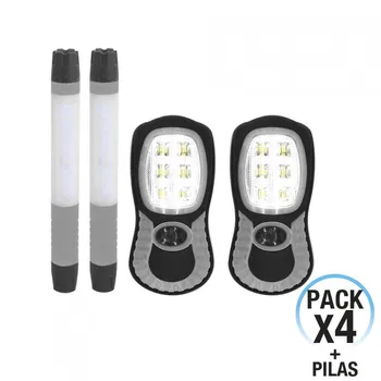 

Pack 4 led work lanterns and 12 batteries LR03-AAA 7hSevenOn Elec