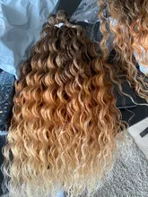 FASHION IDOL-Mechones con cierre, extensiones de cabello sintético rubio, degradado, de plata, gris, de moda, onda de agua, fibra, 20 pulgadas, 9 uds. por paquete