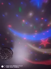 Lamp Children Star Projector Led-Night-Light Rotating-Starry Bedroom Nursery Moon