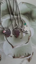 Mejores amigos para siempre 3 unids/set costura corazón colgante, collar, tres colores pareja de cristal de collar de amistad, regalo