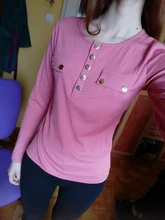 Blusa de manga larga con botones para Primavera, camisa Sexy ajustada con cuello en V de talla grande para mujer, 2020