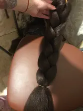 SHANGKE-pelo trenzado sintético de 24 pulgadas, 100g, venta al por mayor, degradado, mezcla de varios colores, trenzas de pelo sintético Jumbo, coletas