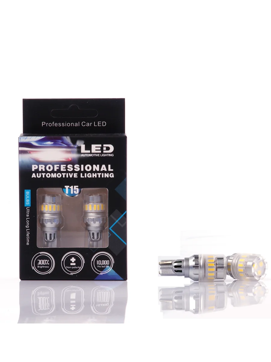 LED strip lights (2 pcs) color white 5000K single pin non-ground w16w brightness 900lm (B183) | Автомобили и мотоциклы