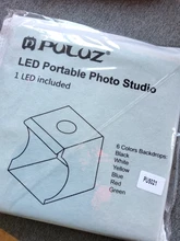 PULUZ portátil de 8,7 pulgadas de luz de caja de estudio fotográfico de mesa a caja de luz de tienda de fotografía Softbox conjunto para los artículos de