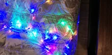 String-Light Led Curtain Christmas Garland Icicle 100leds Stage Garden Outdoor 220V Drop