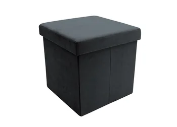 

Ottoman box padded folding model Niko black color