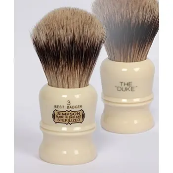 

Badger shaving brush-Simpsons "Duke 3" Best Badger