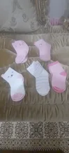 Calcetines de punto de algodón suave con dibujos de gato para bebé, 5 par/lote, primavera y otoño