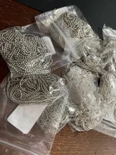 Cuentas de aleación de Metal de 5 a 10 metros, accesorios de cadenas para collares, accesorios de fabricación de joyas DIY