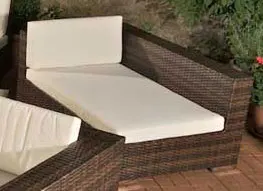 

Seitenelement Rechts Barcelona Cremeweiß Flachrattan