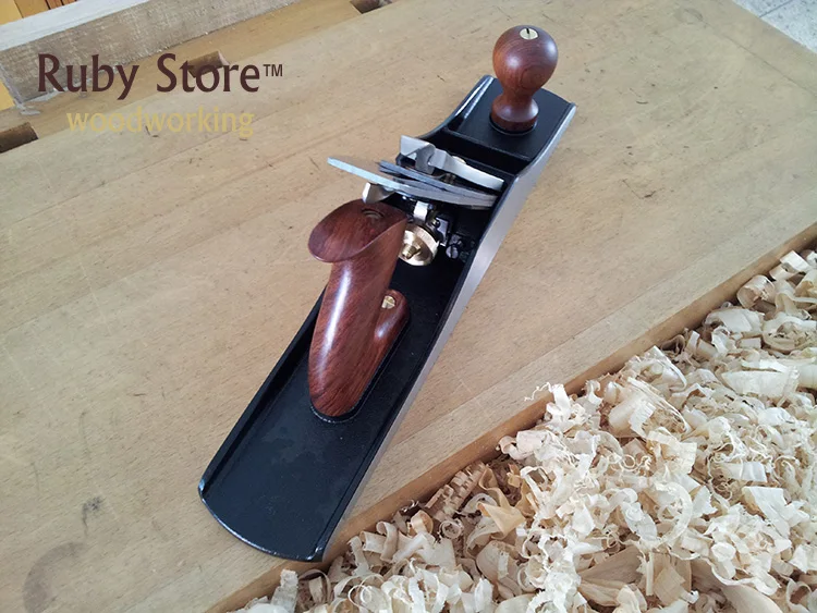 Qiangsheng Luban No.5 1/2 Hand Jointer Plane- Bedrock Pattern, Fine Woodworking Bench Plane