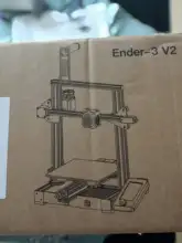 CREALITY-placa base 3D Ender-3 V2 para impresora 3D, dispositivo de impresión con controladores paso a paso TMC2208 silenciosos, interfaz de usuario nueva, Lcd a Color de 4,3 pulgadas carborundo, cama de vidrio