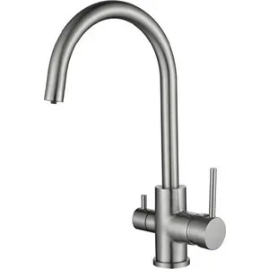 

Kitchen mixer Kaiser Merkur side under the filter Silver Silver (26744-5)
