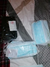 ¡10-200 Uds máscara desechable aretes máscara de boca negro no tejido máscaras de capa de 3 Filtro Anti polvo de máscara adulto en Stock!