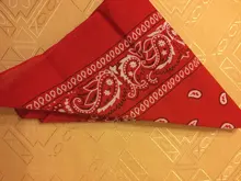 Pañuelo cuadrado de Cachemira roja para mujer, hombre, niño y niña, Bandana 2020 algodón, moda de Hip Hop, 54cm x 54cm, negro, 100%