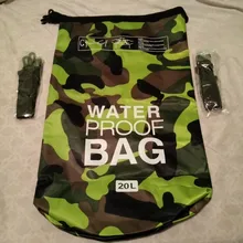 Mochila impermeable 2L-30LOutdoors, mochila seca de camuflaje, Rafting, buceo, bolsa seca, bolsas de natación de PVC para Trekking de Río