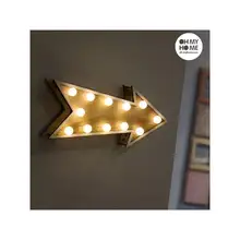 Стрелка декоративная деревянная Ooh My Home(12 Светодиодный