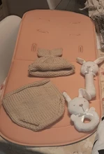 Cojín suave para cochecito de bebé, alfombrilla para asiento de coche, cubierta para silla de bebé, almohadilla de forro lavable, accesorios para cochecito de bebé