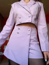 Suits Blazer Short-Pants Long-Sleeve Vintage 2pieces-Set High-Waist Women Button Irregular