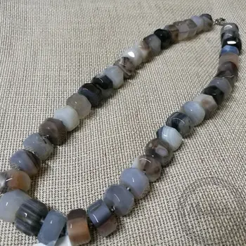 

Beads from agate Brazilian, 51 cm