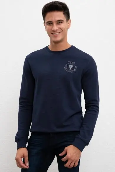 Uss. POLO ASSN. Военно-морской флот простая Толстовка